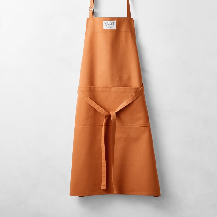 Williams Sonoma Classic Solid Personalized Adult & Kid Aprons