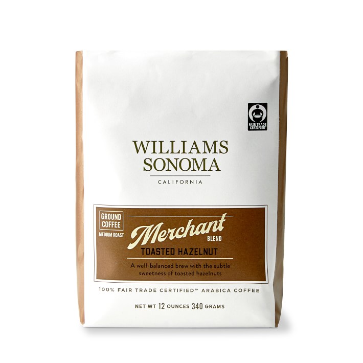 Williams Sonoma Fair Trade Coffee, Toasted Hazelnut