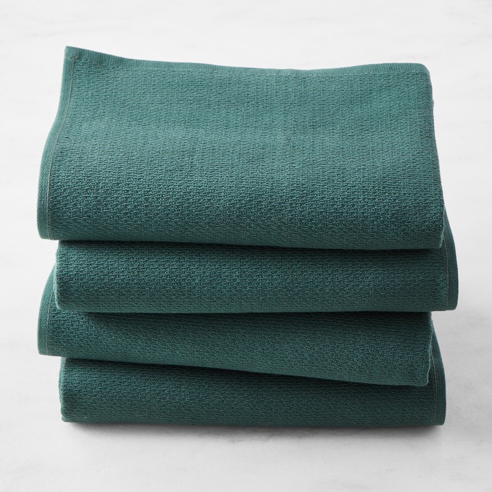 All Purpose Pantry Towels, Set of 4, Dark Green | Williams Sonoma