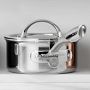 Williams Sonoma Signature Thermo-Clad&#8482; Stainless-Steel Saucepan