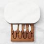 Olivewood &amp; Marble Cheese Set