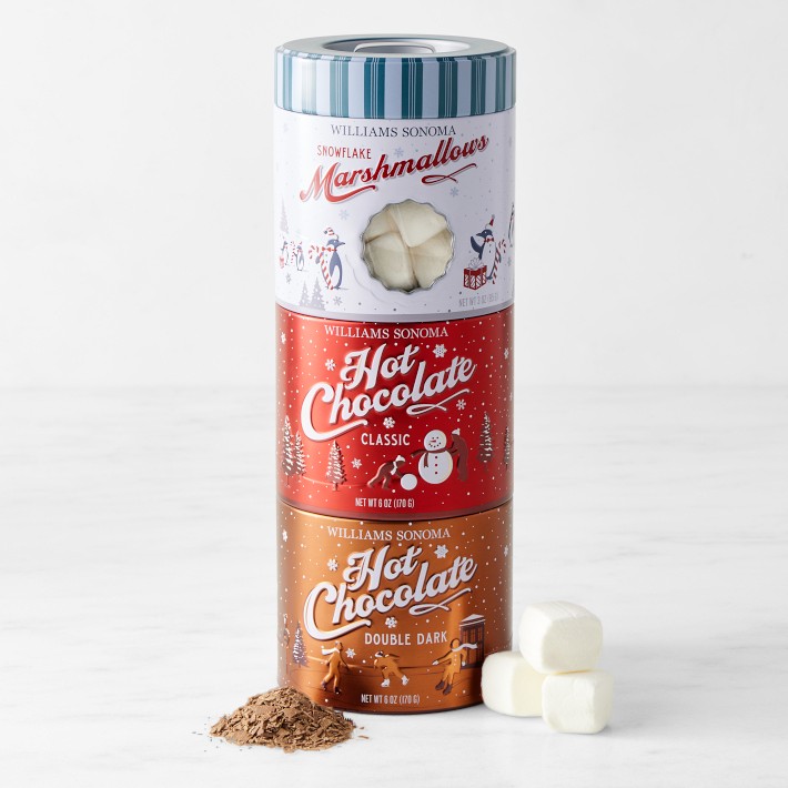 Classic &amp; Double Dark Hot Chocolate Sampler with Marshmallows