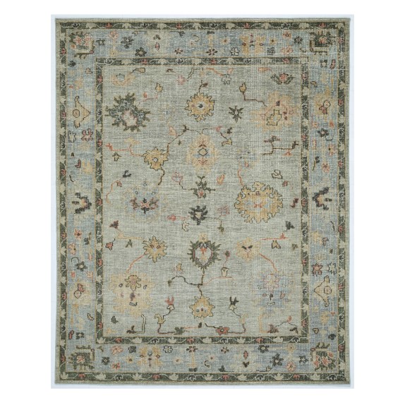 Made to Order Kazania Hand Knotted Rug Custom Rugs Williams Sonoma