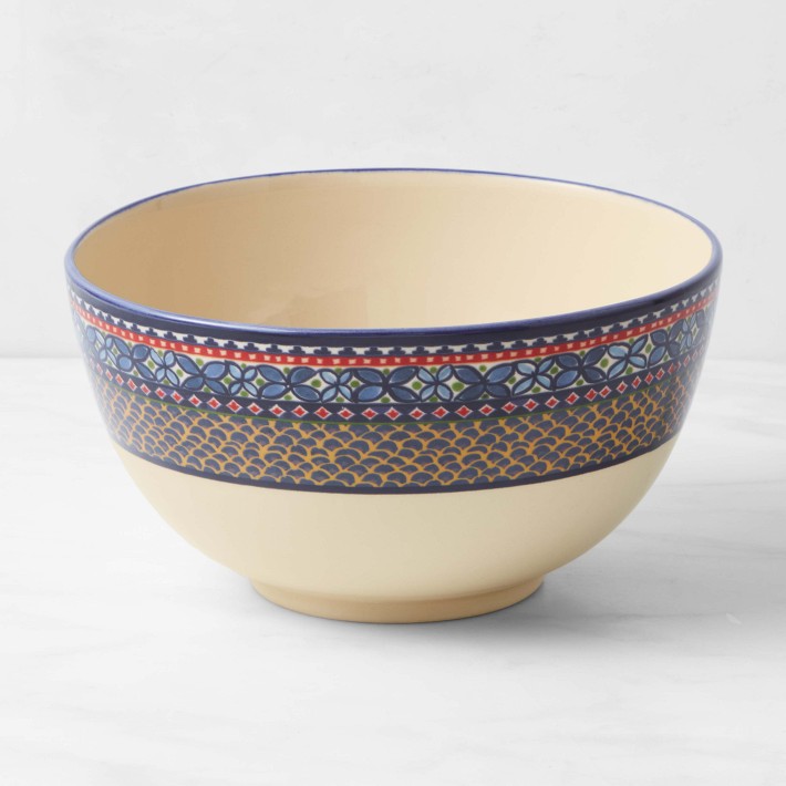 Sicily Ceramic Tall Serving Bowl