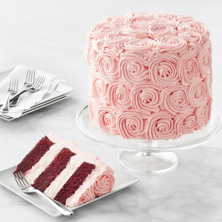 Three-Layer Red Velvet Cake, Serves 16-22