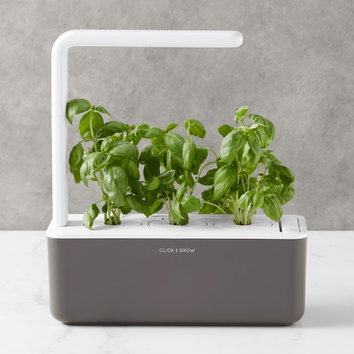 Click &amp; Grow Smart Garden System, 3 Pod, Grey