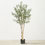 OPEN BOX: 5' Faux Indoor Silk Olive Tree
