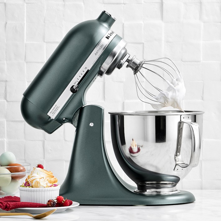  KitchenAid KSM150PSER Artisan Tilt-Head Stand Mixer with  Pouring Shield, 5-Quart, Empire Red: Electric Stand Mixers: Home & Kitchen