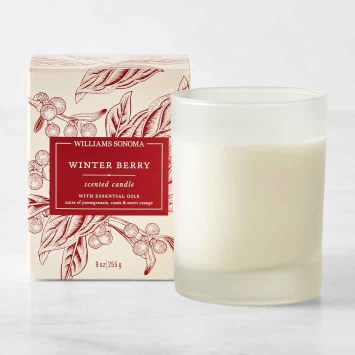 Williams Sonoma Winter Berry Candle