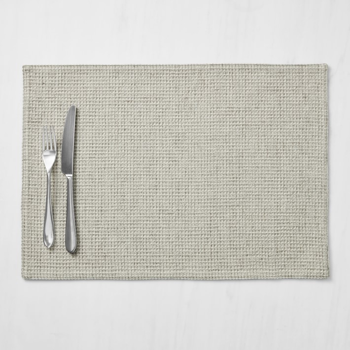 Waffle Weave Placemats, Set of 4