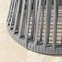 Pasadena Outdoor Fiberstone and Rope Side Table