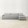 Ghent Square Arm 2-Piece L-Shape Sofa with Chaise