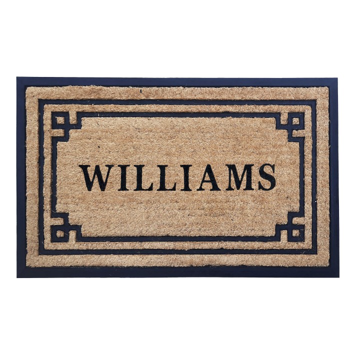 Williams Sonoma Crofton Doormat, Personalized