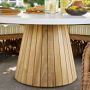 Balboa Round Fiberstone Dining Table
