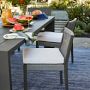 Larnaca Outdoor Slate Grey Metal Dining Table
