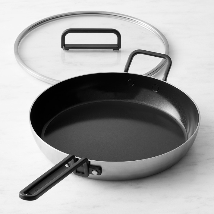 GreenPan™ Stanley Tucci™ StainlessSteel Ceramic Nonstick Covered Fry