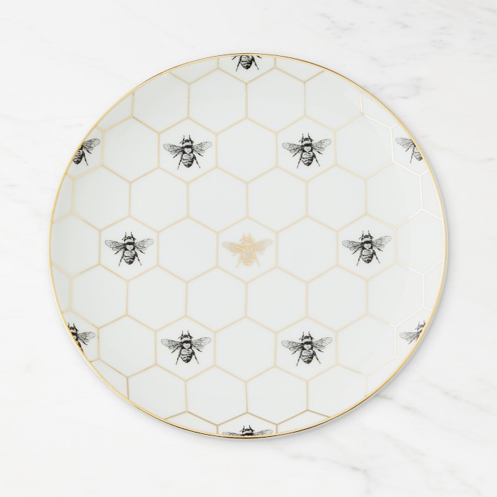 Honeycomb Appetizer Plates Set of 4