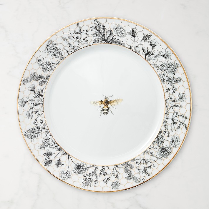 Honey Bee Dinner Plates Set of 4