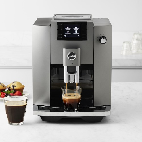 JURA E6 Fully Automatic Espresso Machine, Dark Inox