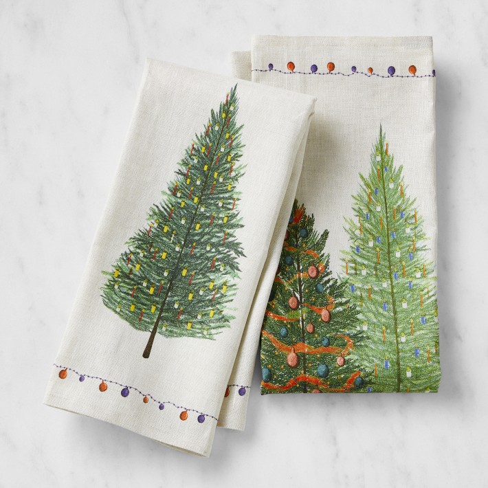 Holiday Forest Towels, Set of 2