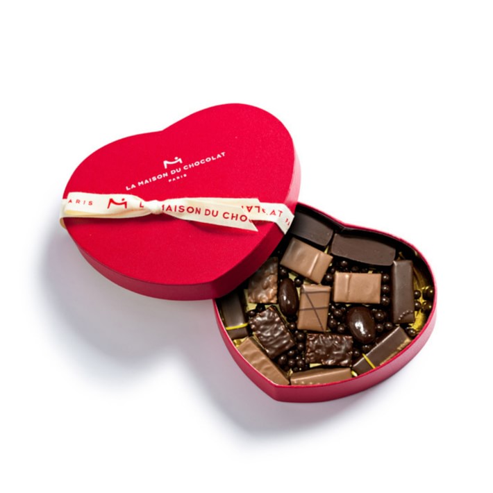 La Maison du Chocolat Large Heart Gift Box, 43 Pieces