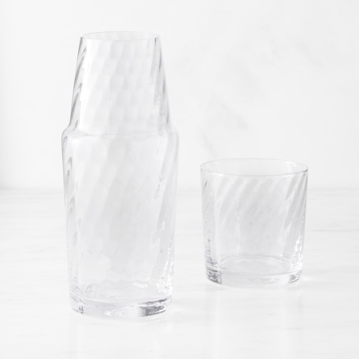 AERIN Spiral Glass Water Carafe
