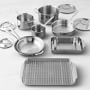Williams Sonoma Thermo-Clad Stainless Steel 14-Piece Ultimate Cookware and Ovenware Set