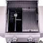 Saber Deluxe Stainless 2-Burner Cart Grill, Liquid Propane