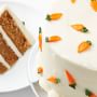 Classic Three-Layer Carrot Cake, Serves 8-10