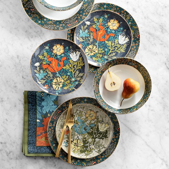 Williams Sonoma x Morris & Co. Cotswold Dinnerware Collection