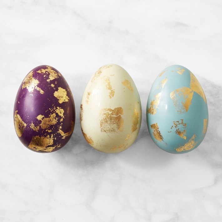 Gold Speckled Chocolate Eggs