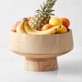 Hold Everything Ashwood Pedestal Fruit Bowl, Medium