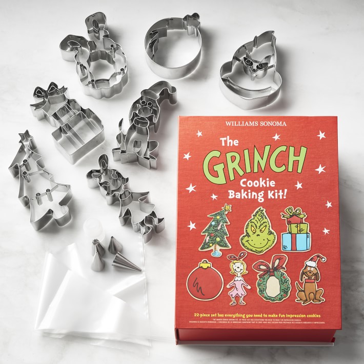 Williams Sonoma The Grinch&#8482; Christmas Cookie Cutter Kit