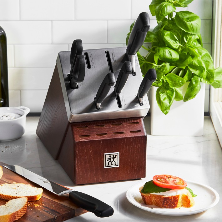 Zwilling Four Star Eco SelfSharpening Knife Block, Set of 7 Williams