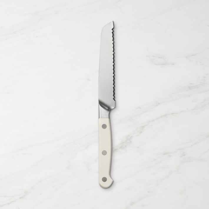 Zwilling Pro Le Blanc Serrated Utility Knife, 5&quot;