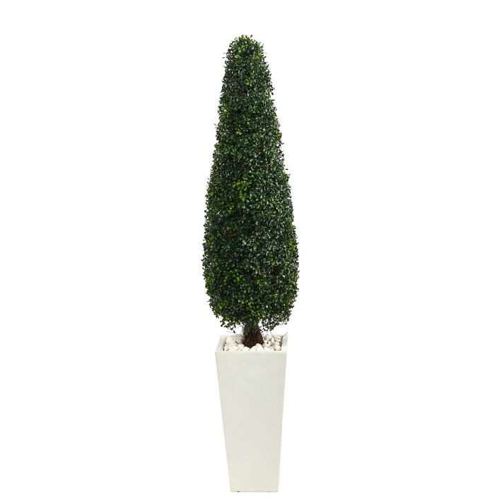 5.3' Faux Indoor/Outdoor Boxwood Topiary Tree