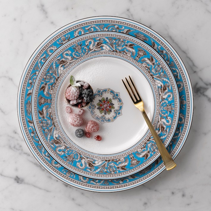 Florentine Turquoise Salad Plate
