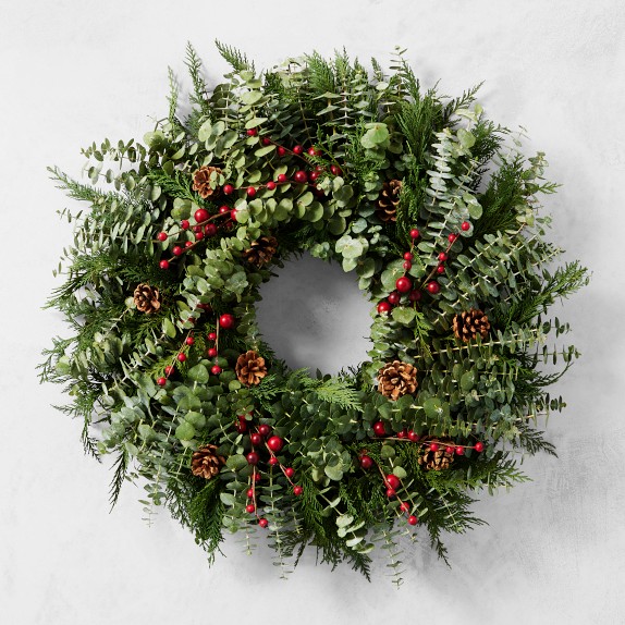 Fragrant Berry Wreath | Williams Sonoma