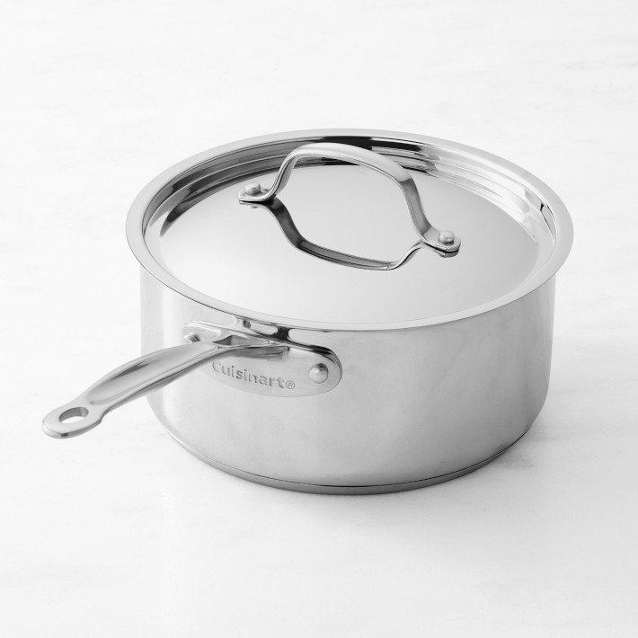 Cuisinart Chef's Classic Stainless-Steel Saucepan 3qt