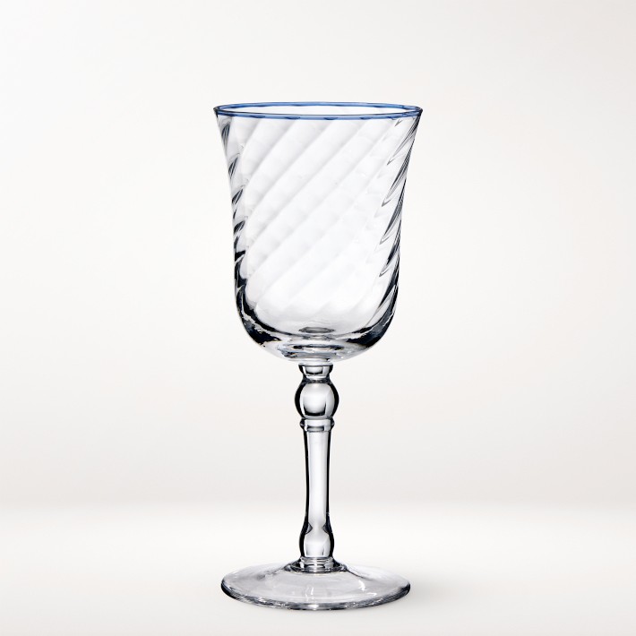 AERIN Swirl Wine Glasses, Set of 4