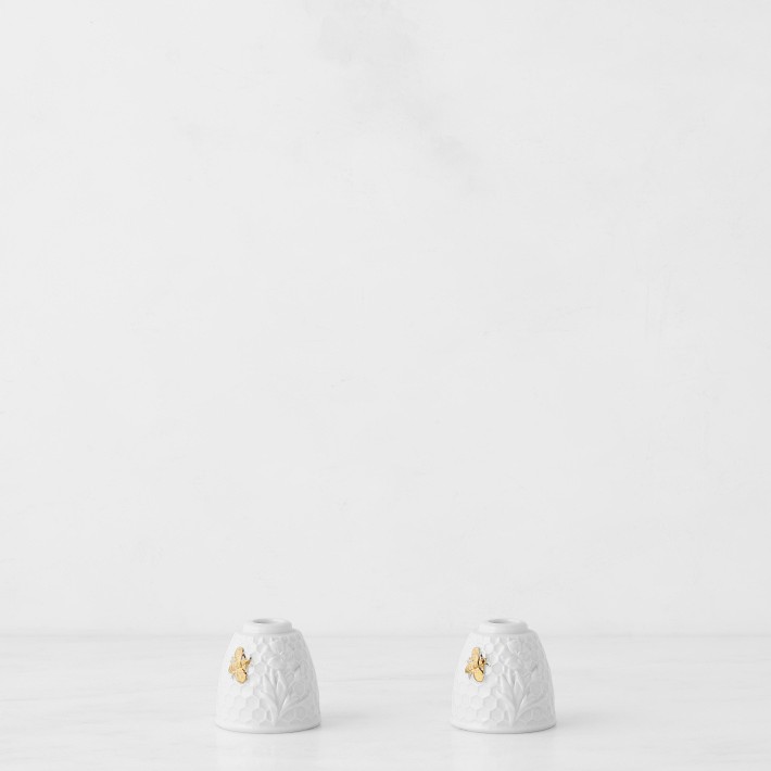 Honeycomb tiny taper holders set of 2 williams sonoma