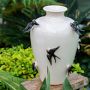 Bordallo Pinheiro Primavera Vase with Swallows