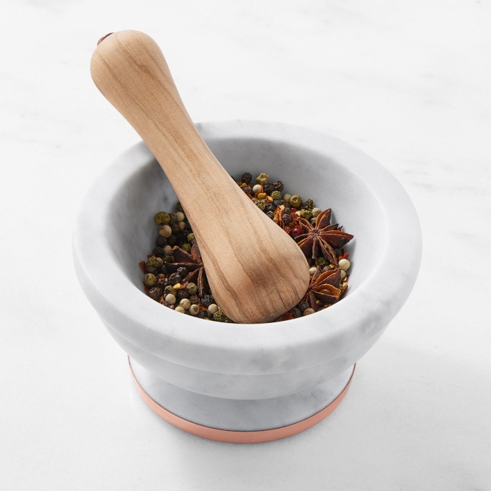 Williams Sonoma Signature Marble Mortar & Pestle Williams Sonoma