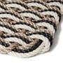 The Rope Co. Sand  &amp; Charcoal &amp; Oyster Doormat