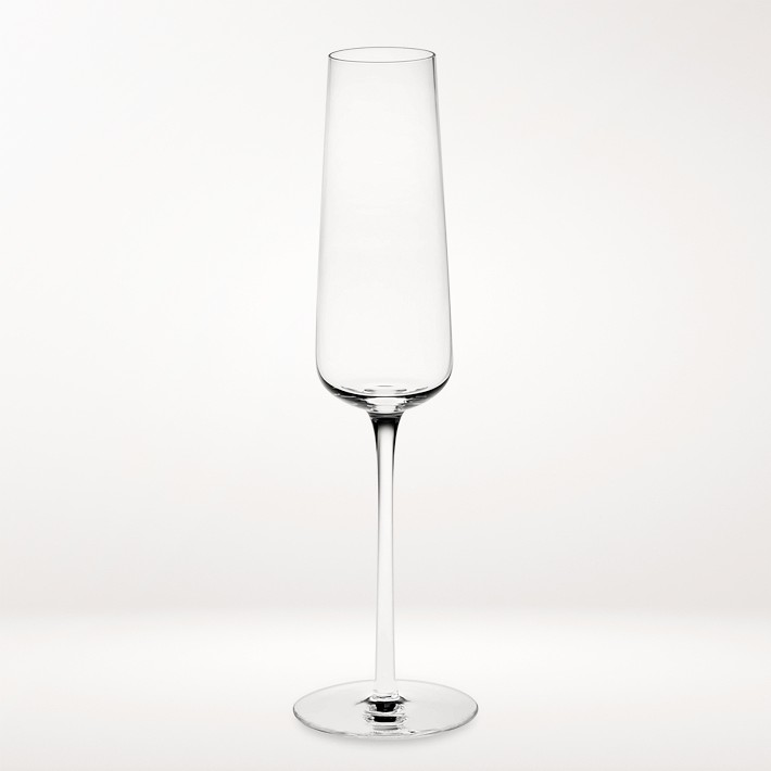Williams Sonoma Estate Champagne Flute Glasses, Set of 2