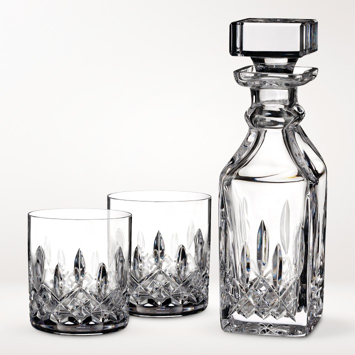 Waterford Lismore Connoisseur Decanter &amp; Tumblers, Set of 2