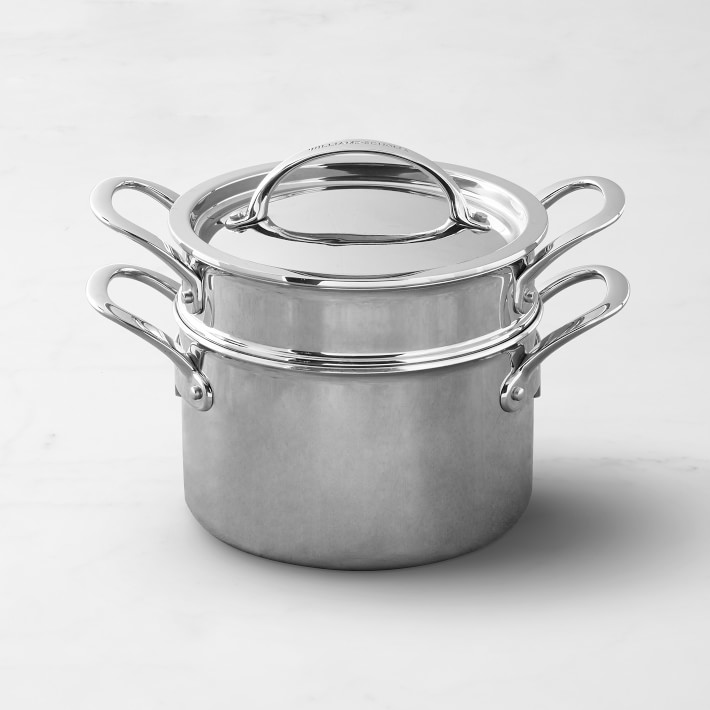 Williams Sonoma Thermo-Clad&#8482; Stainless-Steel Steamer Multipot, 4-Qt.