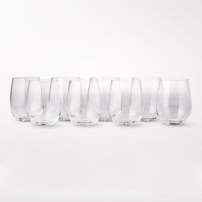 Stemless Chardonnay Glasses, Buy 6-Get 8
