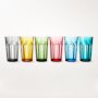 DuraClear&#174; Tritan Outdoor Multicolored Faceted Tumblers, Set of 6
