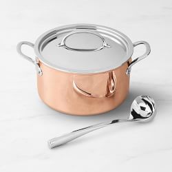 Williams Sonoma Thermo-Clad™ Copper Soup Pot & Ladle